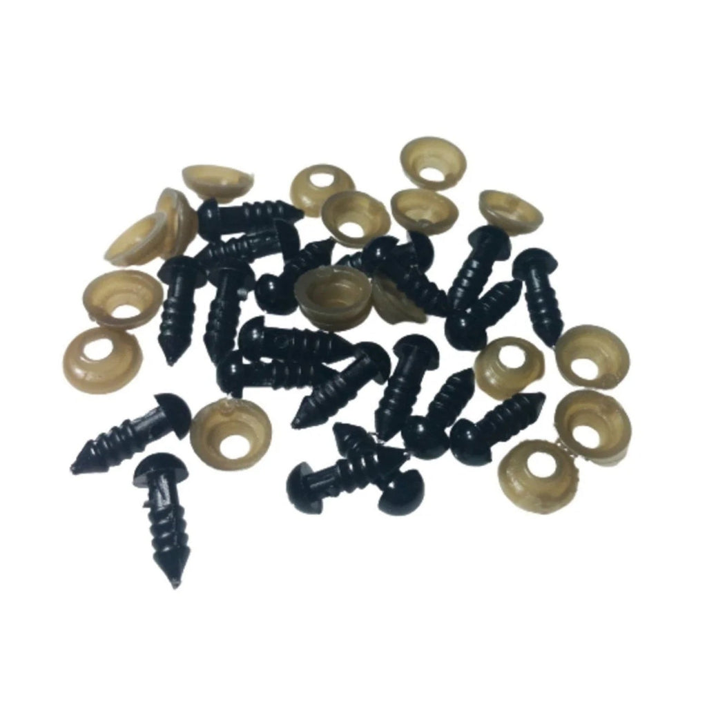 20pcs Safety Eyes for Teddy Bears Dolls 5-20mm
