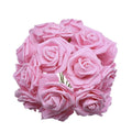 20x Pink 7cm Foam Flowers Rose Stems Artificial Wedding Bride Bouquet - - Asia Sell