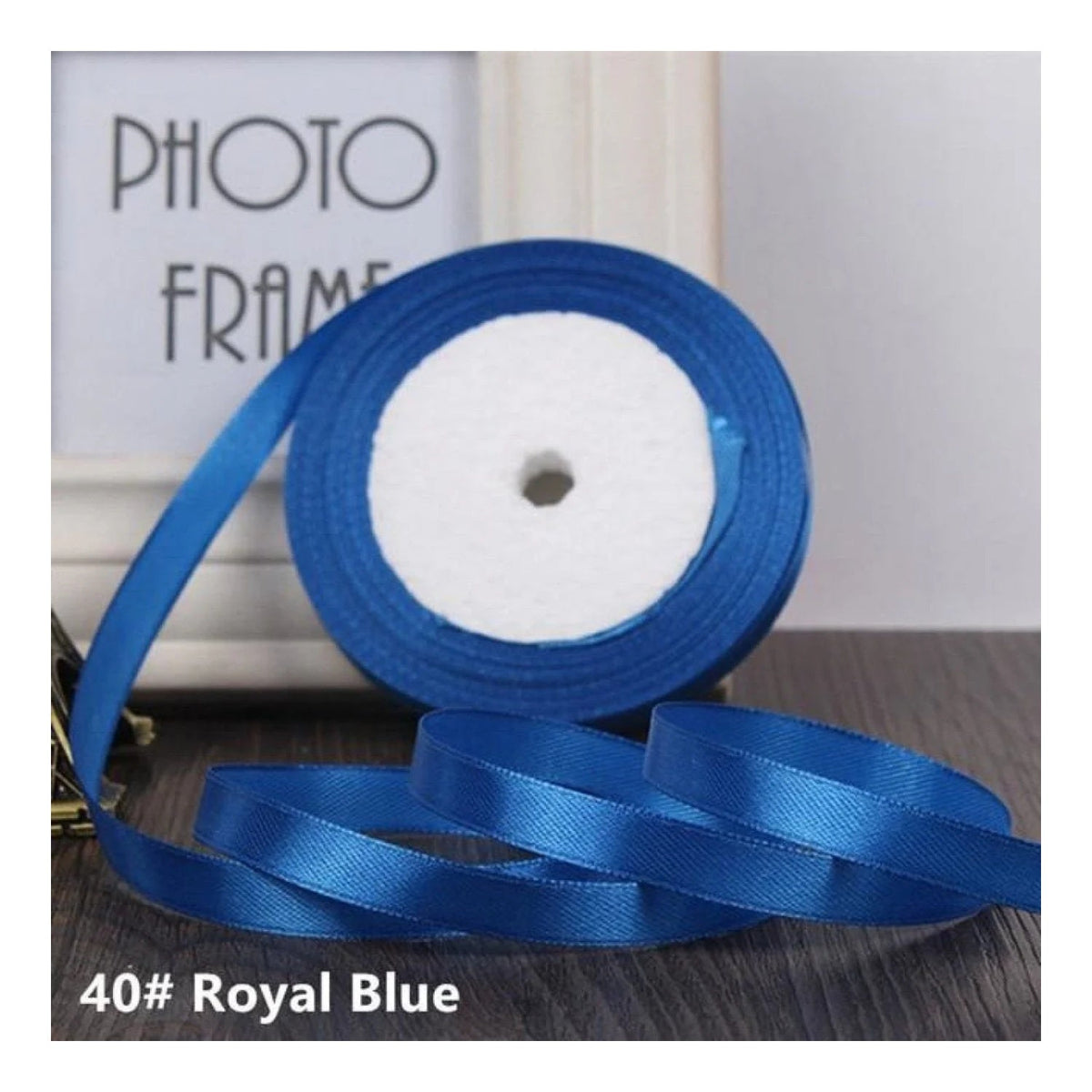 22m Polyester Ribbon 10-15mm in Multiple Colours – Royal Blue 15mm