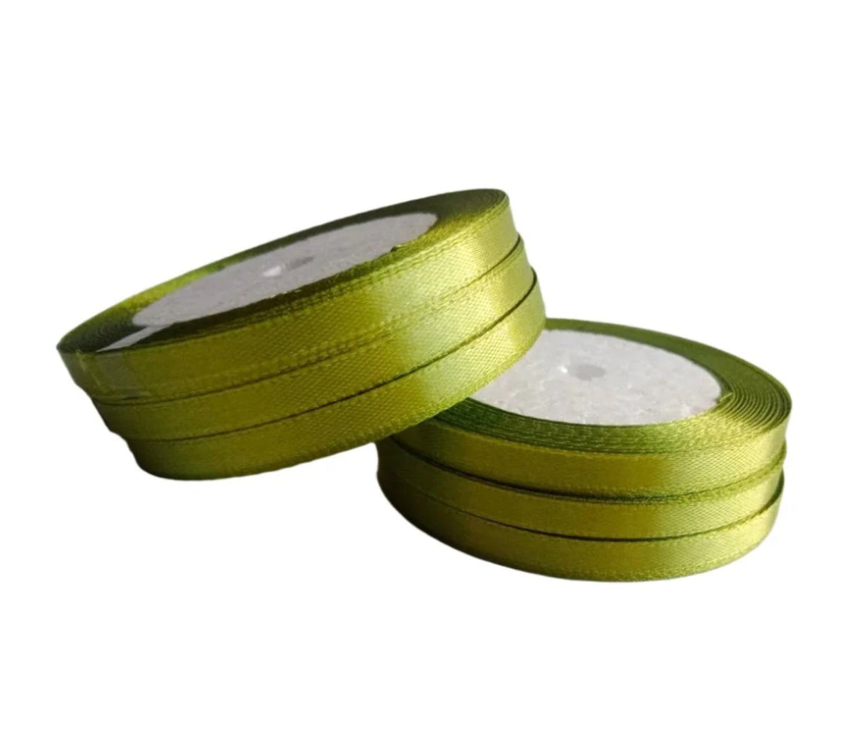 Polyester Ribbon 22m 6mm Roll for Crafts and Gift Wrapping – Army Green