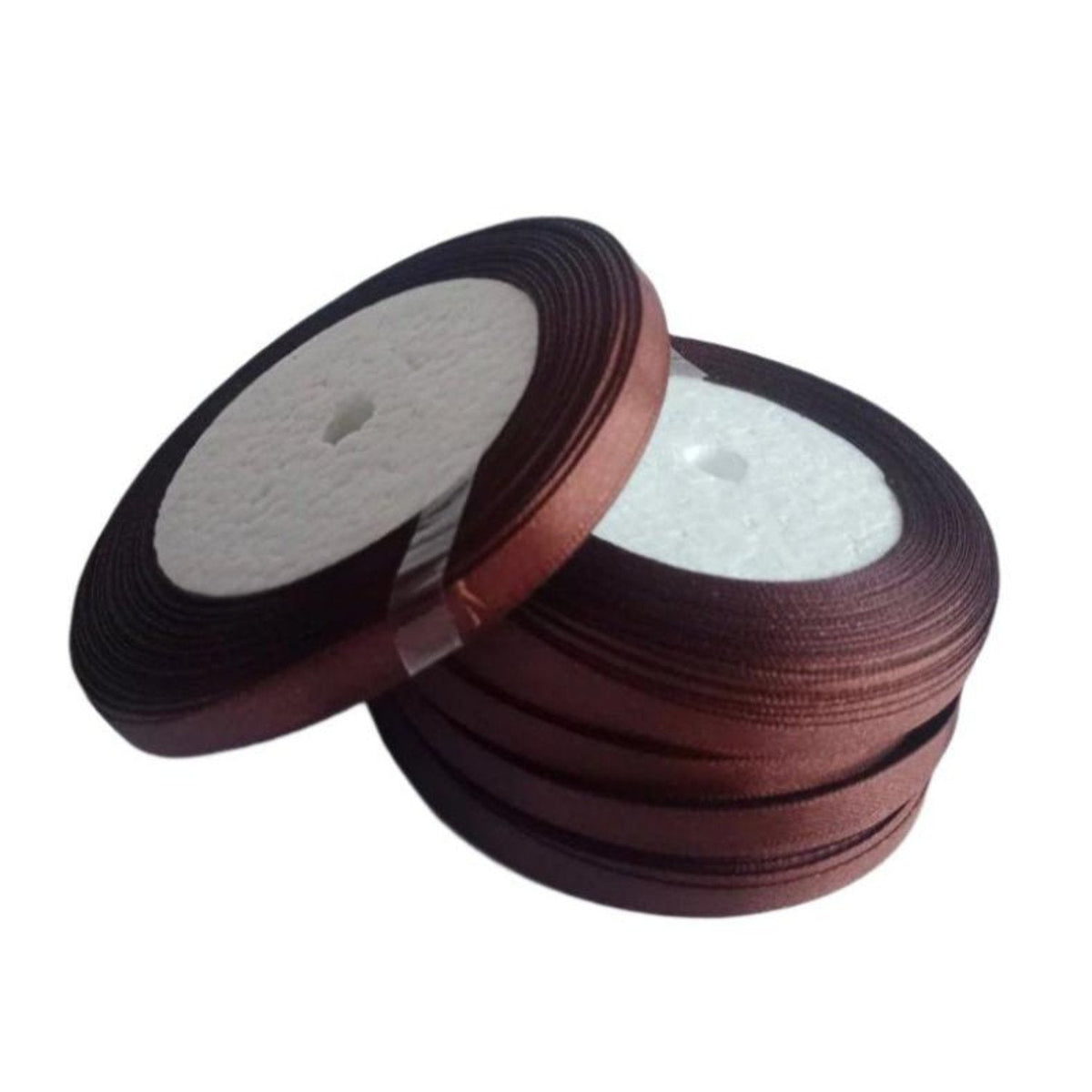 Polyester Ribbon 22m 6mm Roll for Crafts and Gift Wrapping – Dark Brown