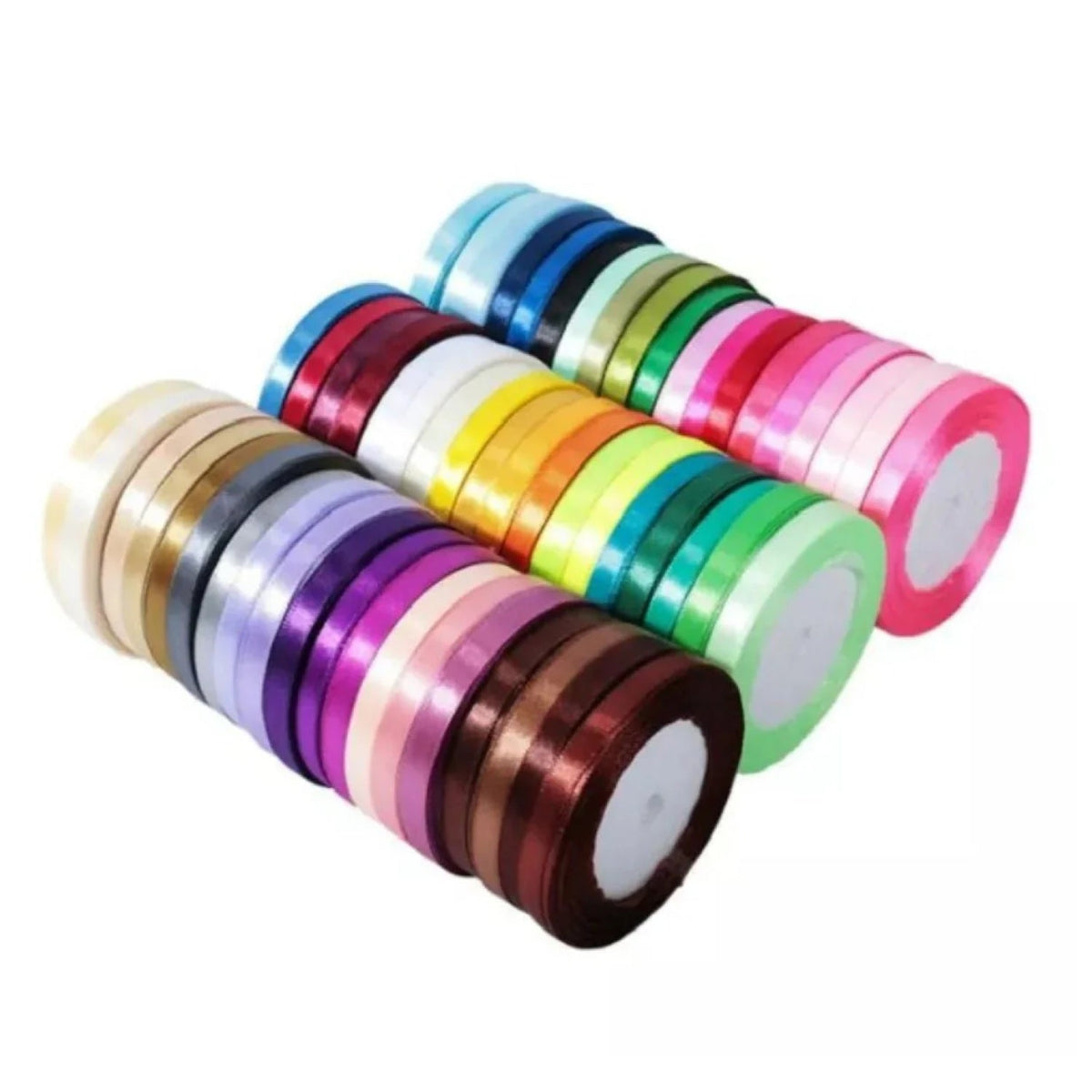 Polyester Ribbon 22m 6mm Roll for Crafts and Gift Wrapping