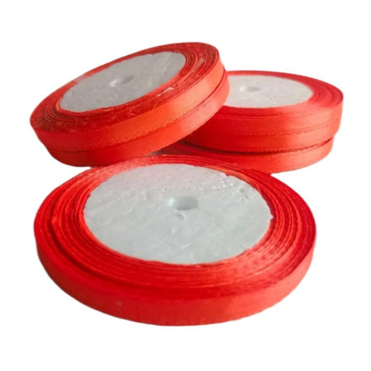 Polyester Ribbon 22m 6mm Roll for Crafts and Gift Wrapping – Orange