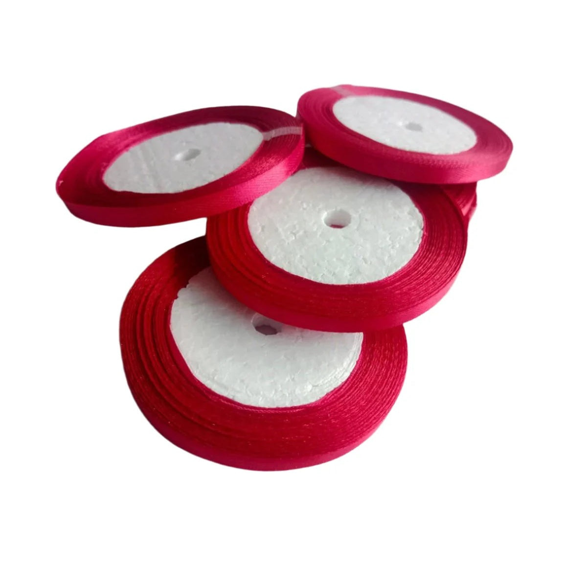 22m 6mm Polyester Ribbon for Crafts – Multiple Colours