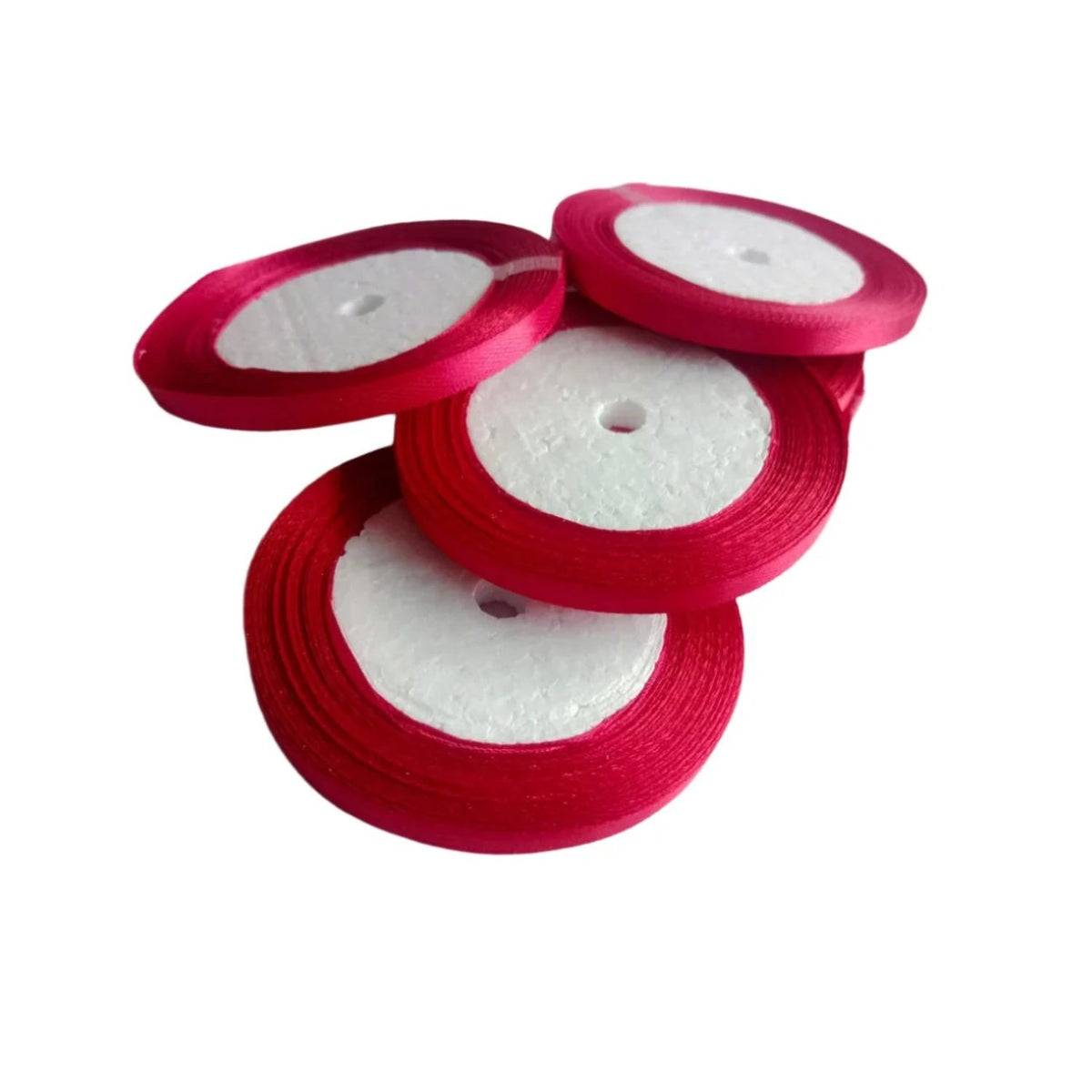 Polyester Ribbon 22m 6mm Roll for Crafts and Gift Wrapping – Wine