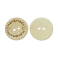 25x 20mm Round Wooden Buttons