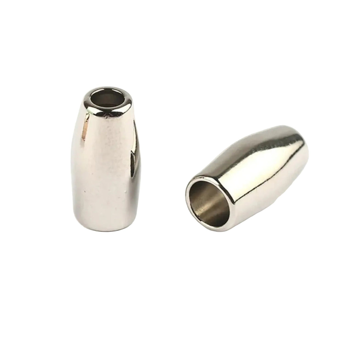 Metal Cord Lock Toggle Clip 10-16mm – 6pcs 16mm Silver