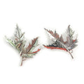 Maple Leaf Pendant Charm Necklace 55x45mm Antique Silver or Bronze – Silver Colour