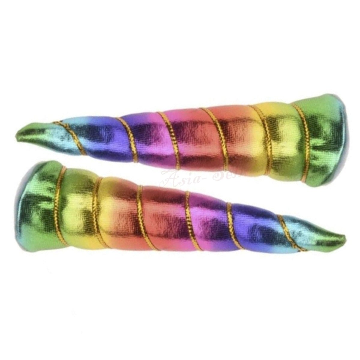 Rainbow Unicorn Horn Headband DIY 6cm/10cm/13cm – 10cm 2pcs, 13cm 2pcs, 10cm 10pcs, 13cm 10pcs