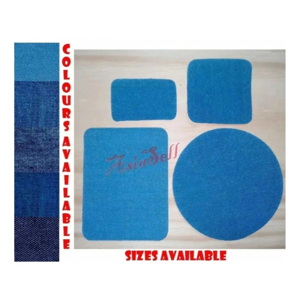 2pcs Iron-on Denim Jacket Patch