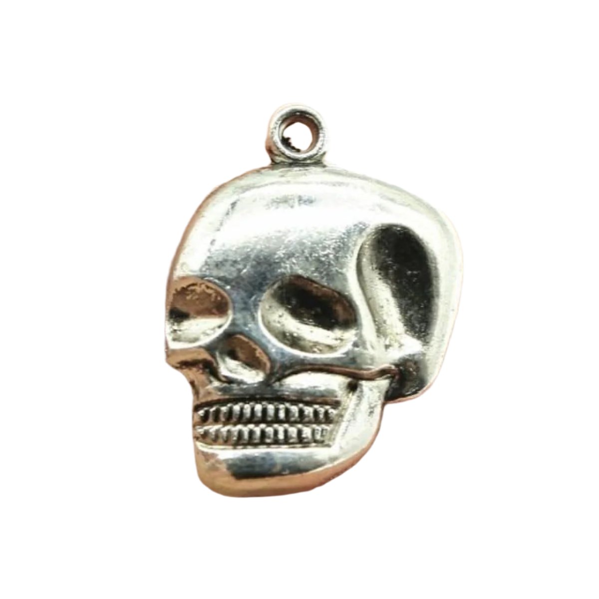 Skull Charms Antique Silver Colour – 2pcs Mixed Sizes – E