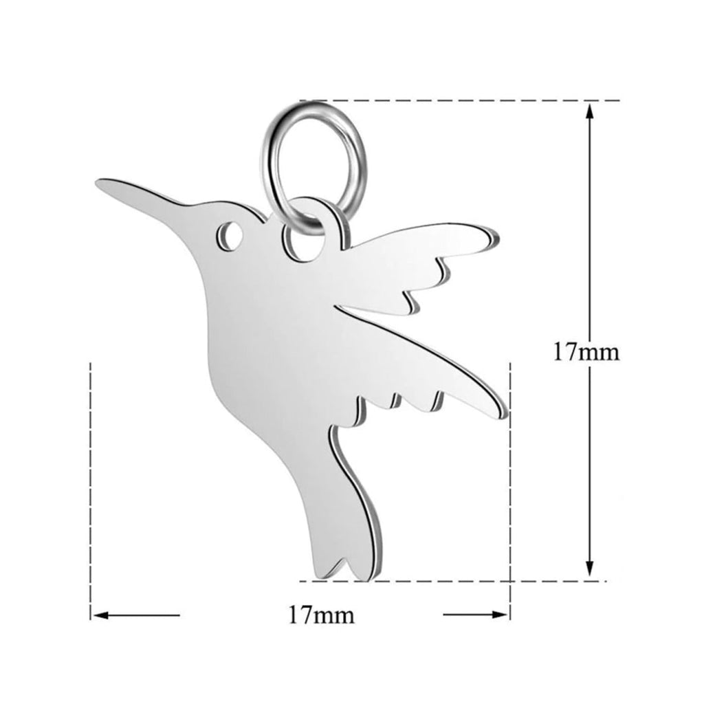 2pcs Stainless Steel Charms Om Dog Paw Cat Elephant Teddy Lotus Heart