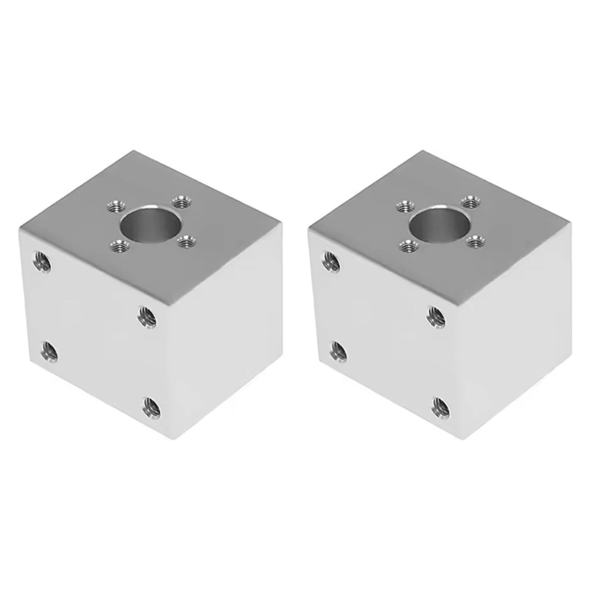T8 Trapezoidal Lead Screw Nut Housing Bracket – 2 pcs – Silver No Nut