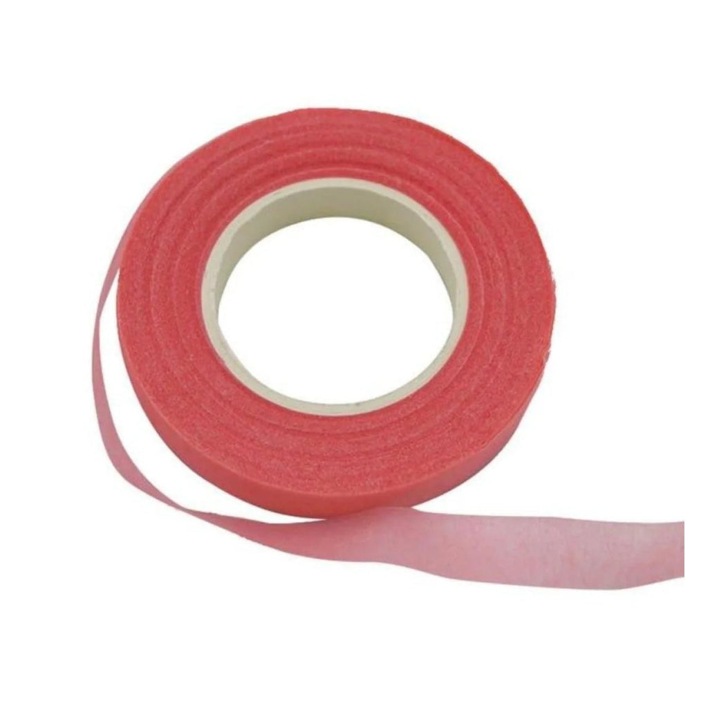 30m Green Bouquet Floral Stem Stretch Tape – Pink