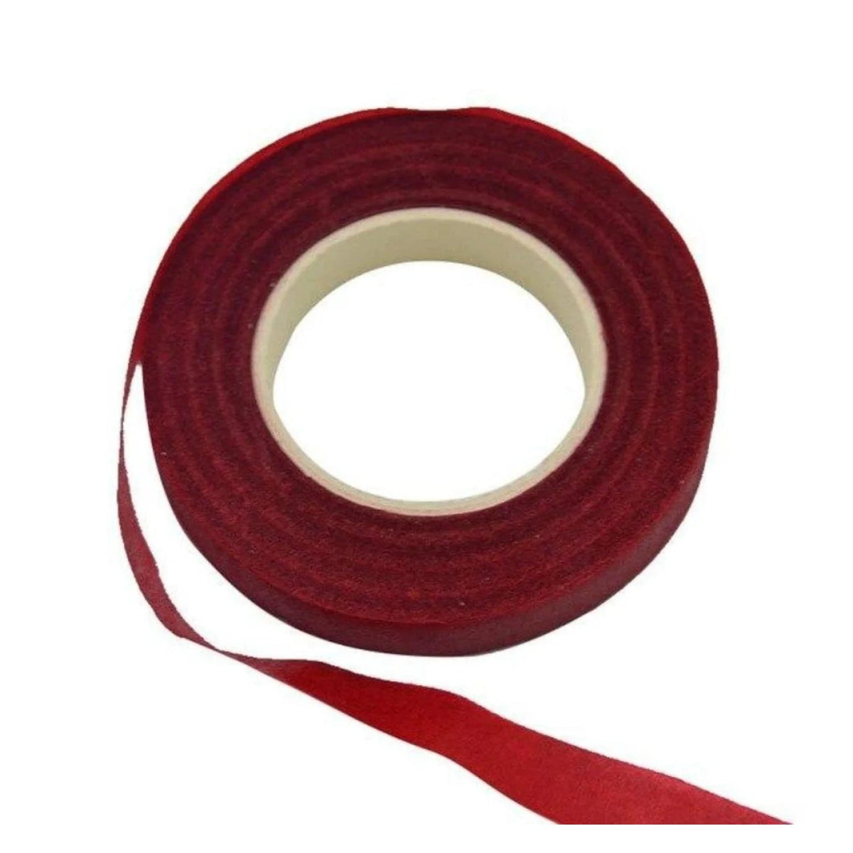 30m Green Bouquet Floral Stem Stretch Tape – Red