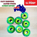 30pcs 12mm Glass Dragon Lizard Frog Eyes