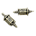 Antique Bronze Lantern Charms – 35×12 mm, 3-Piece Set