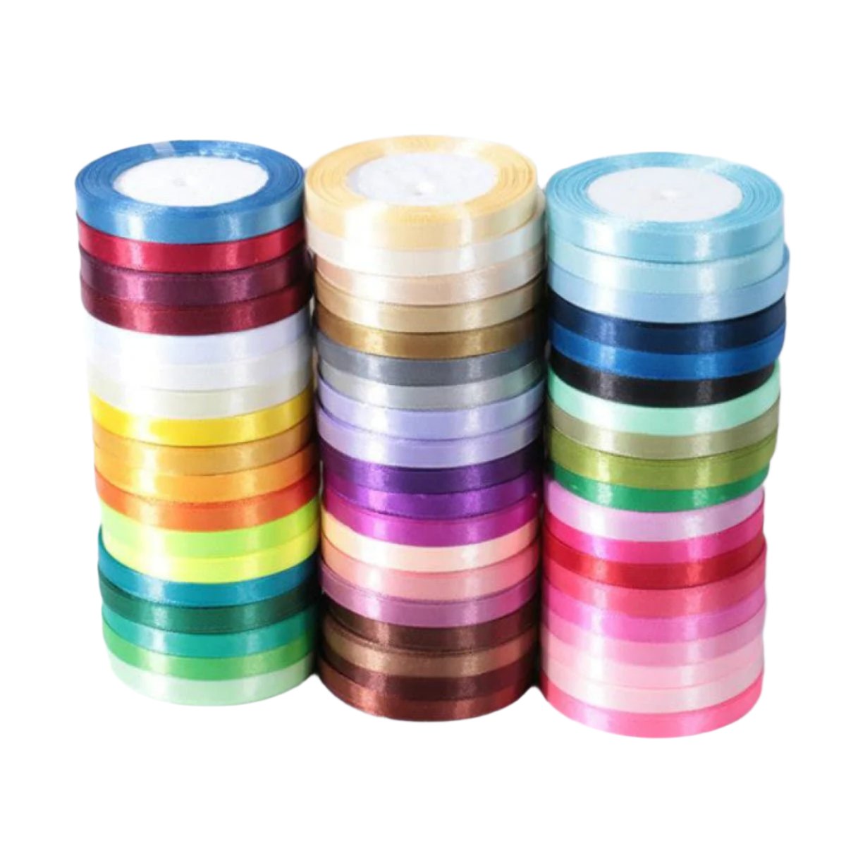 22m 6mm Polyester Ribbon for Crafts – Multiple Colours