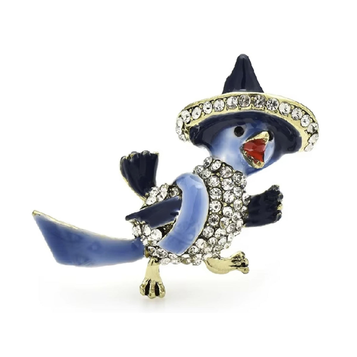 4.2cm Mexican Hat Bird Duck Brooch
