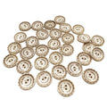 Wooden Buttons 20-30mm 2-Hole Eco-Friendly – 20mm 100pcs, 25mm 60pcs, 30mm 40pcs