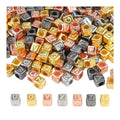 Mixed Square Beads 6mm DIY Jewellery Findings
