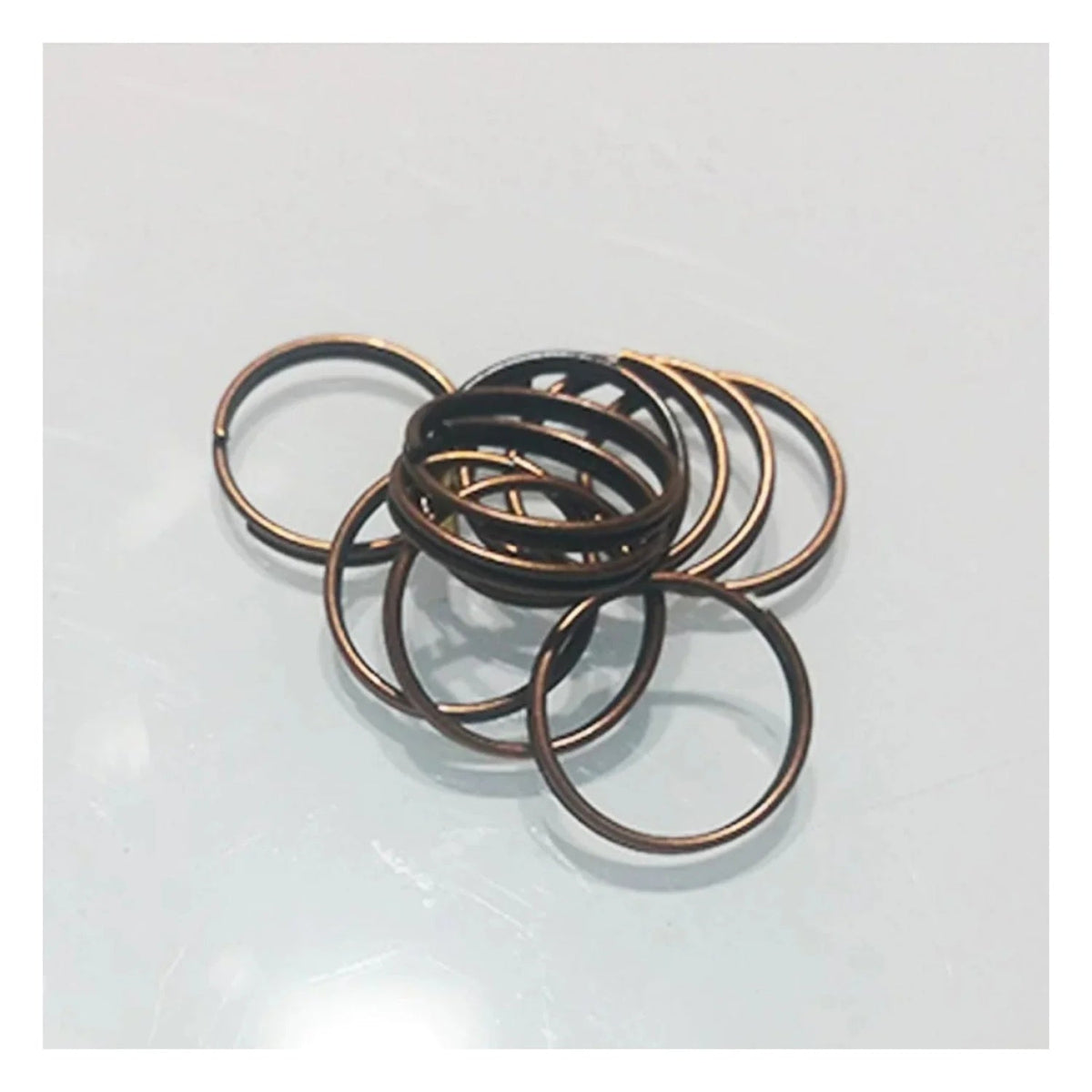 400pcs Split Key Rings Small 4mm-12mm Silver Gold – 12mm Copper, 10mm Copper, 8mm Copper, 7mm Copper, 6mm Copper, 5mm Copper, 4mm Copper