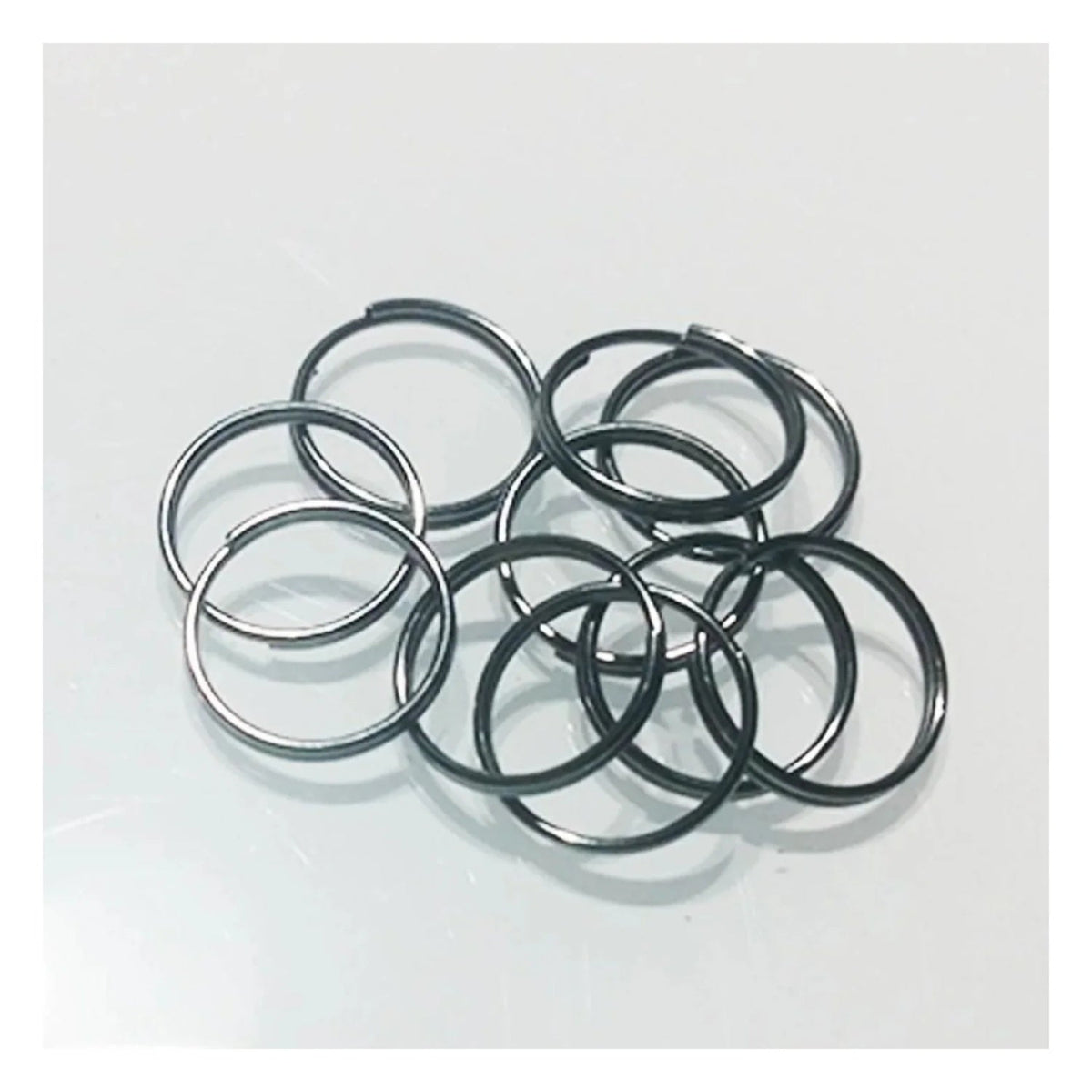 400pcs Split Key Rings Small 4mm-12mm Silver Gold – 12mm Dark Silver/Black, 10mm Dark Silver/Black, 8mm Dark Silver/Black, 7mm Dark Silver/Black, 6mm Dark Silver/Black, 5mm Dark Silver/Black, 4mm Dark Silver/Black