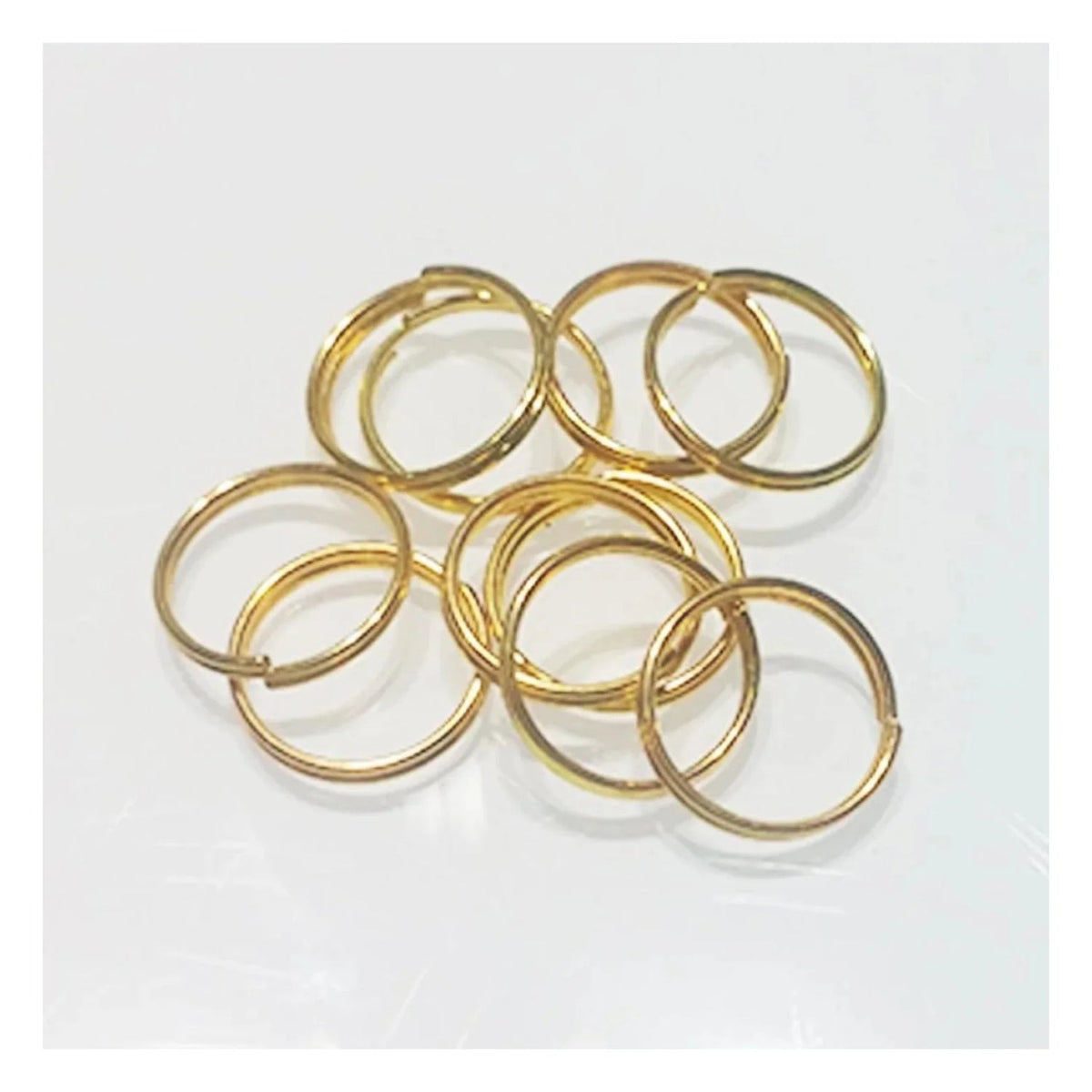 400pcs Split Key Rings Small 4mm-12mm Silver Gold – 12mm Gold, 10mm Gold, 8mm Gold, 7mm Gold