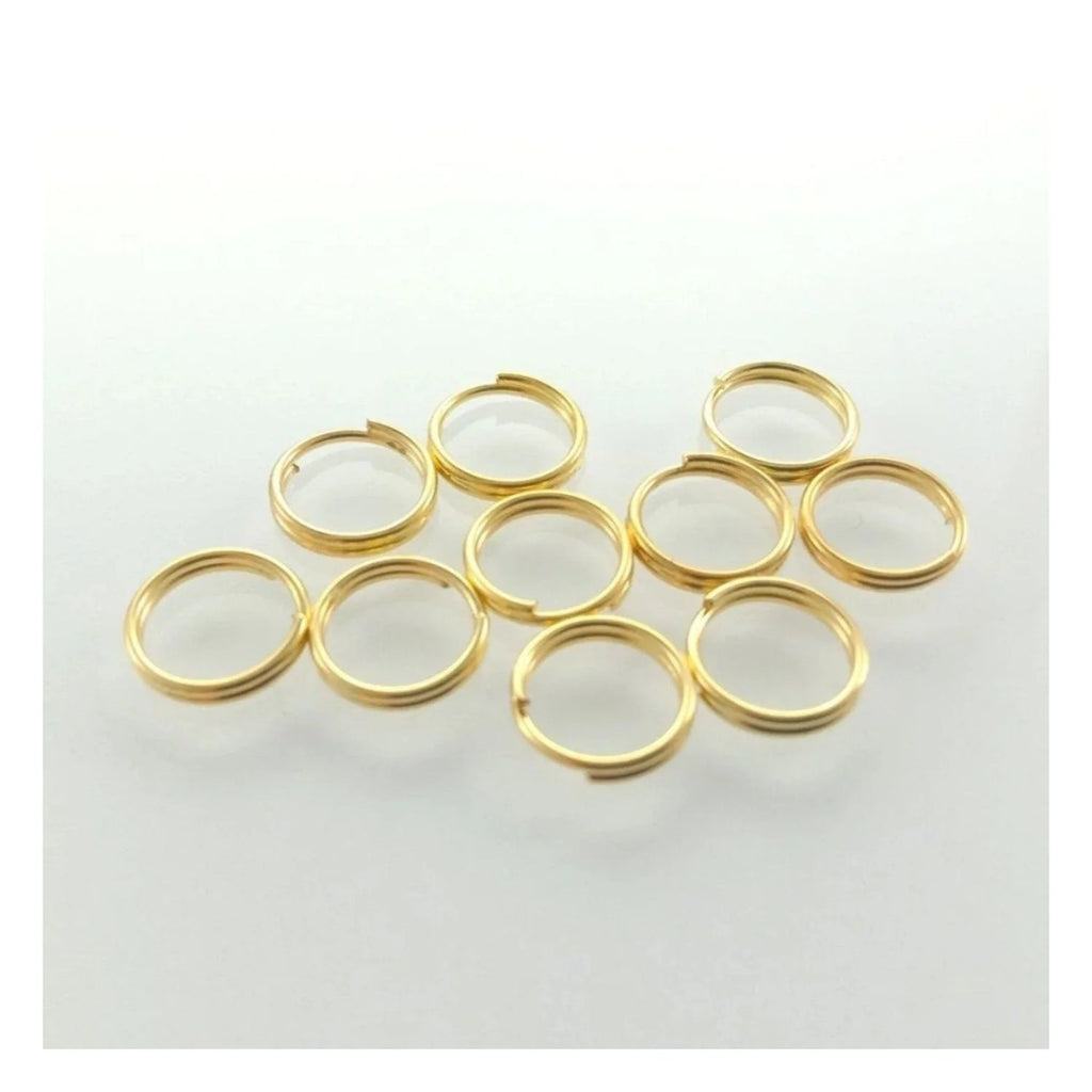 400pcs Split Key Rings Small 4mm-12mm Silver Gold
