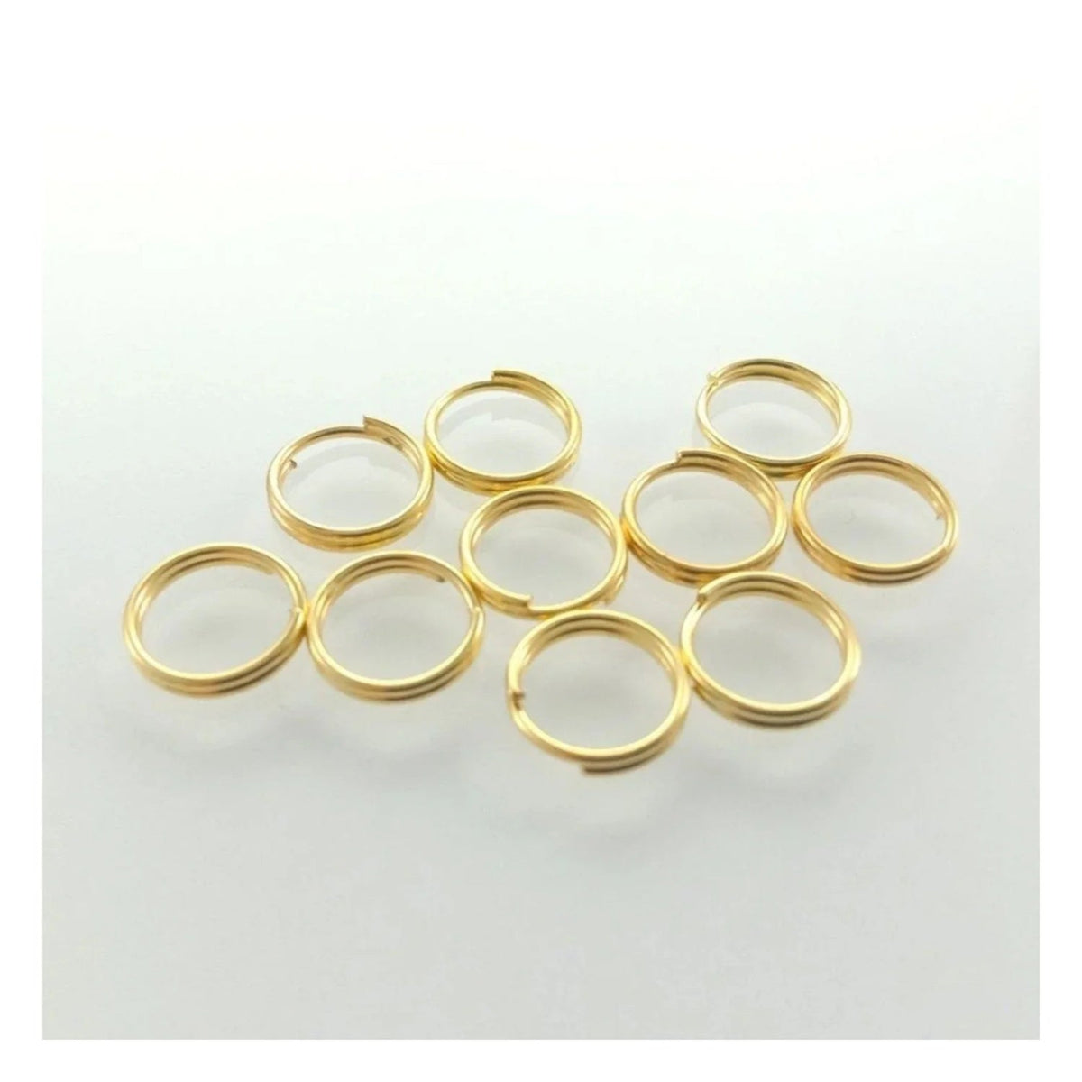 400pcs Split Key Rings Small 4mm-12mm Silver Gold