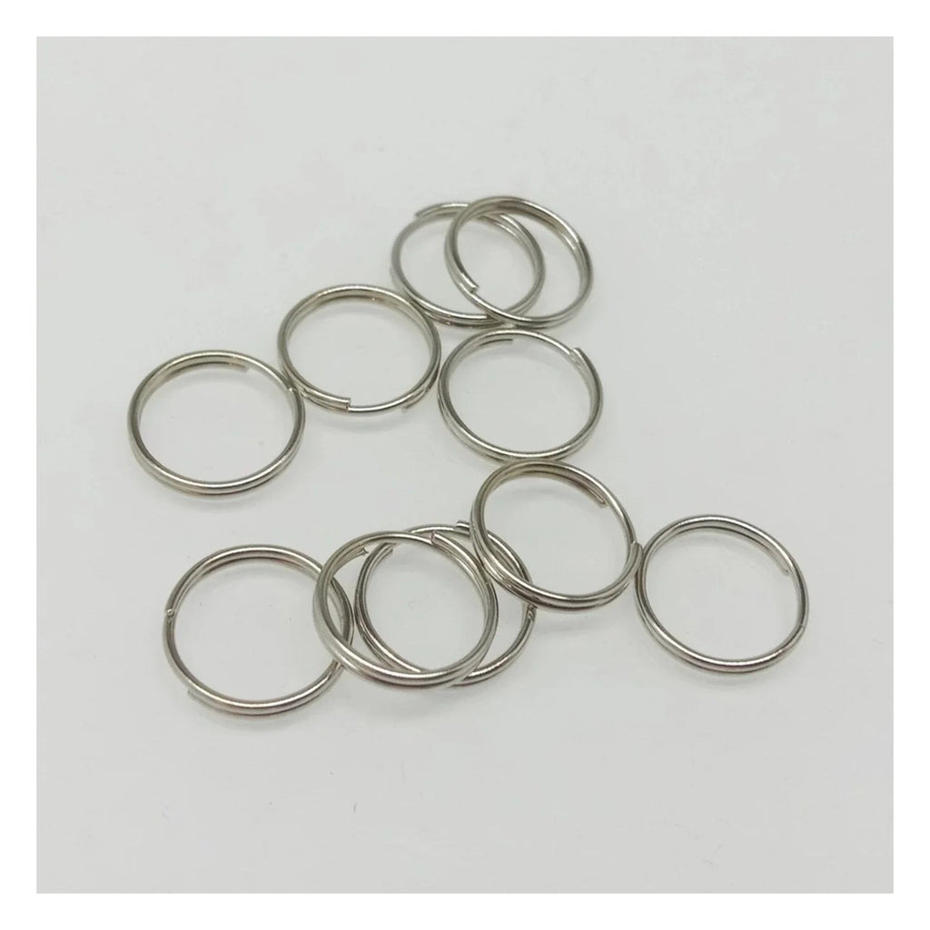 400pcs Split Key Rings Small 4mm-12mm Silver Gold