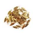 Feather Charms Pendant DIY Metal Jewellery – 40pcs Silver/Gold/Bronze – Gold