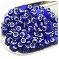 48pcs Oval Resin Plastic Eyes 6/8/10mm Blue White Flat Back – Blue 6mm, Blue 8mm, Blue 10mm