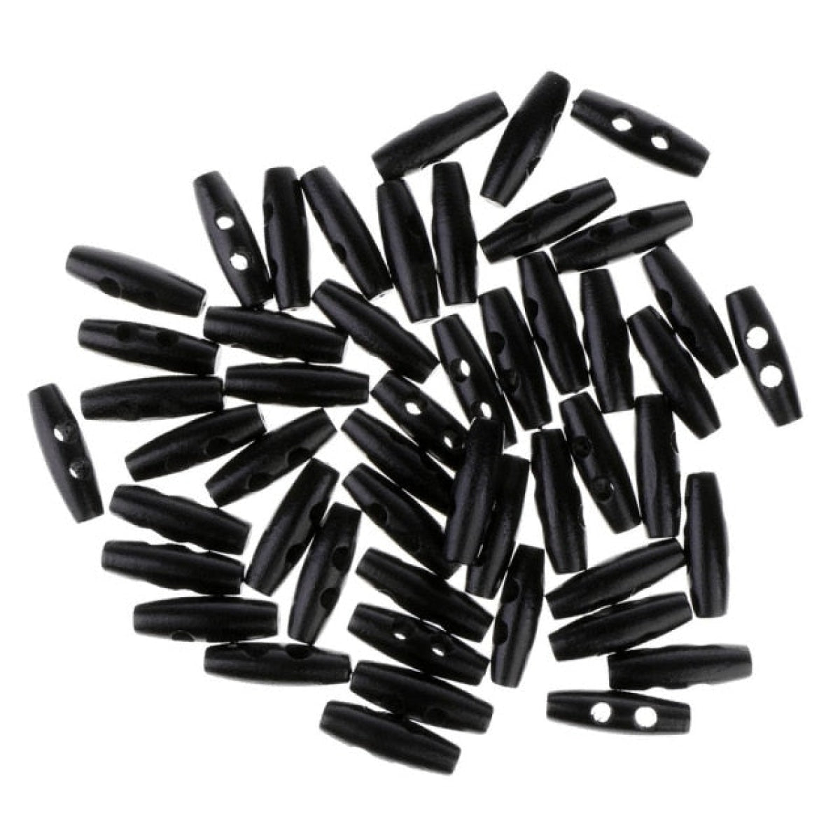 Wood Sewing Horn Toggle Buttons 4pcs or 20pcs