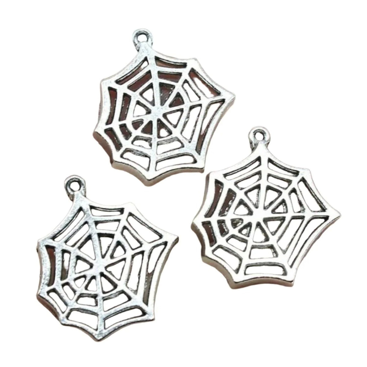 Spider Charms Antique Silver – 4pcs – F