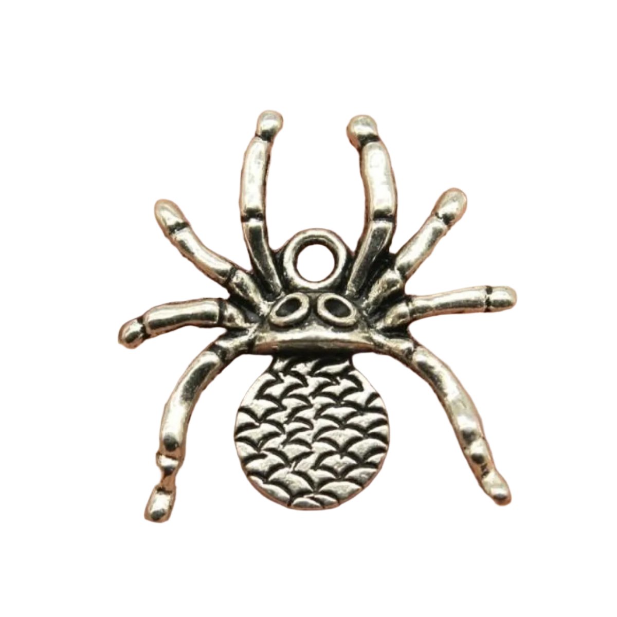 Spider Charms Antique Silver – 4pcs – B