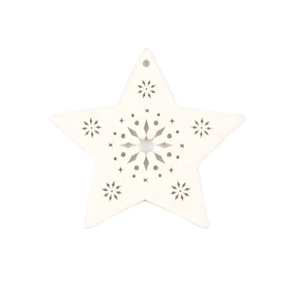 Christmas Tree Ornaments 5-10pcs Wooden Hanging Pendants with String