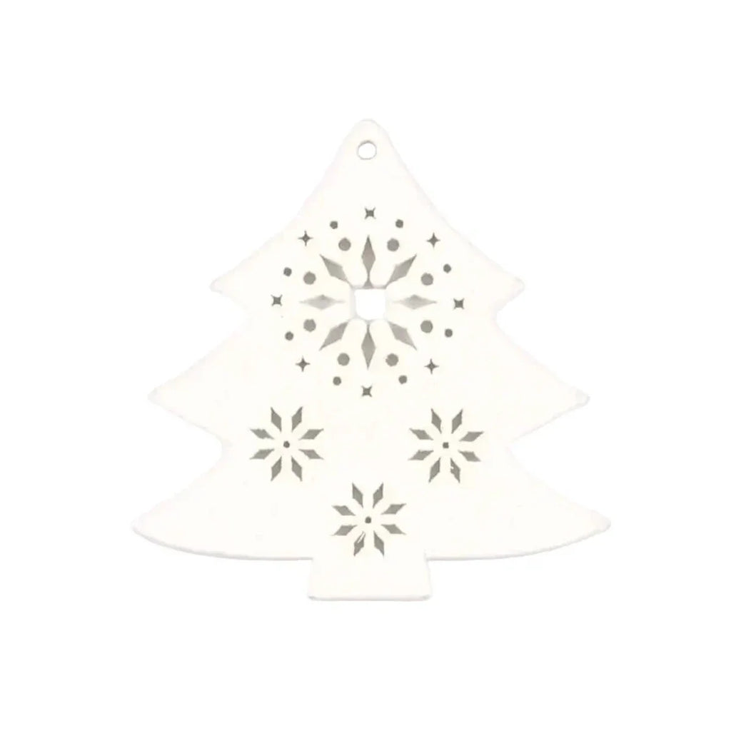 Christmas Tree Ornaments 5-10pcs Wooden Hanging Pendants with String