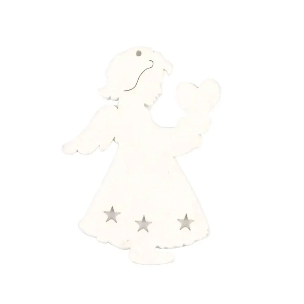 Christmas Tree Ornaments 5-10pcs Wooden Hanging Pendants with String