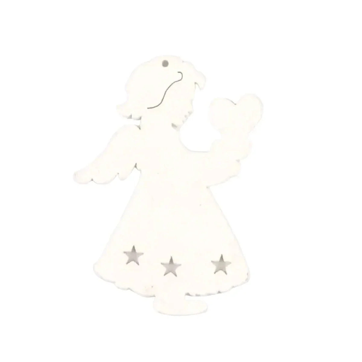 Christmas Tree Ornaments 5-10pcs Wooden Hanging Pendants with String