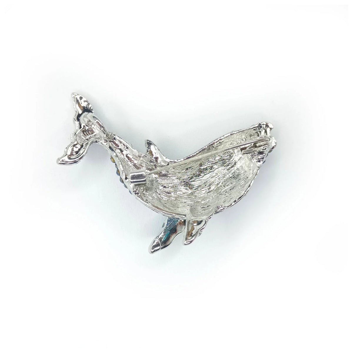 5.5cm Vintage Whale Brooch Pin Backed Dolphin Pendant