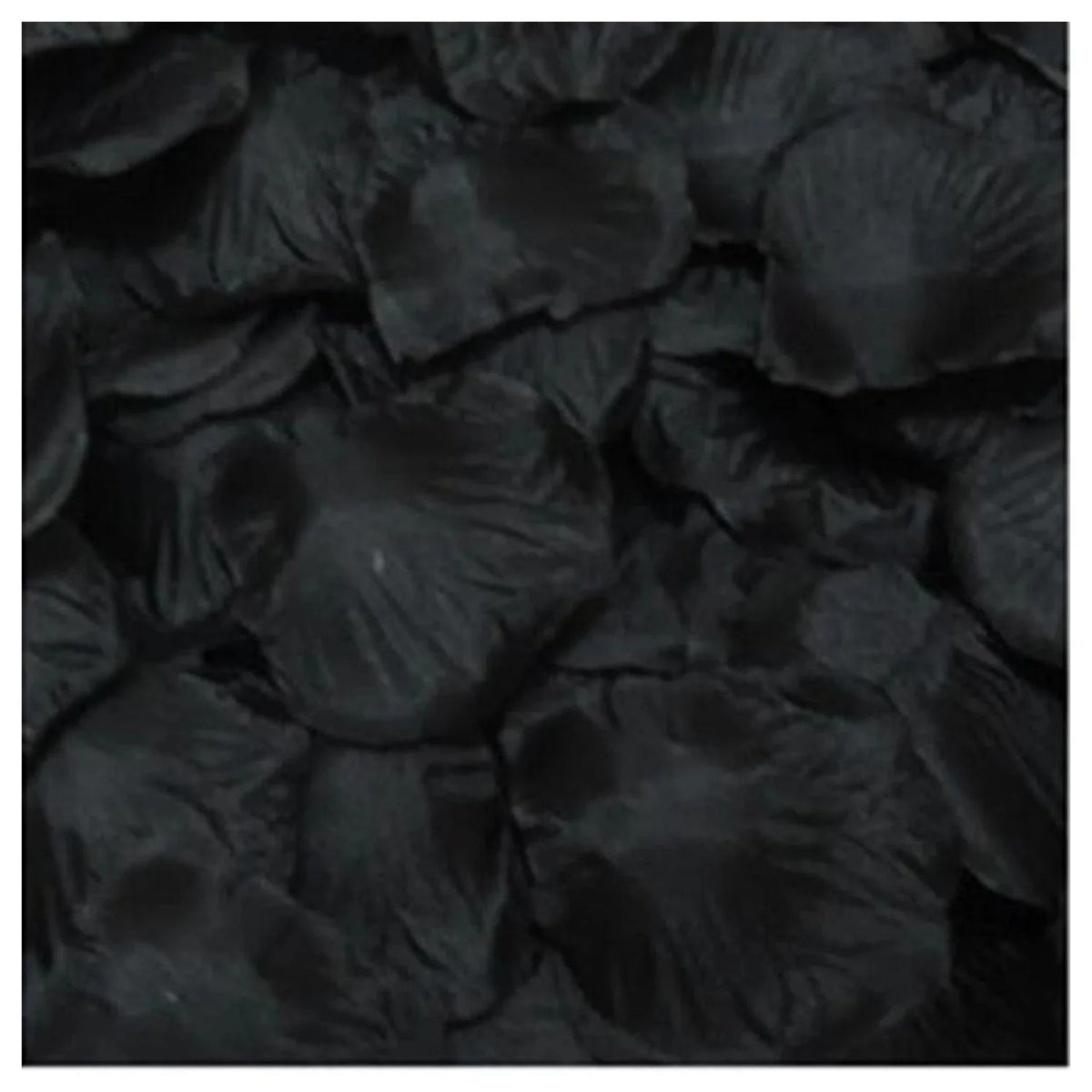500pcs Rose Petal Confetti – Artificial Flower Table Décor – Black