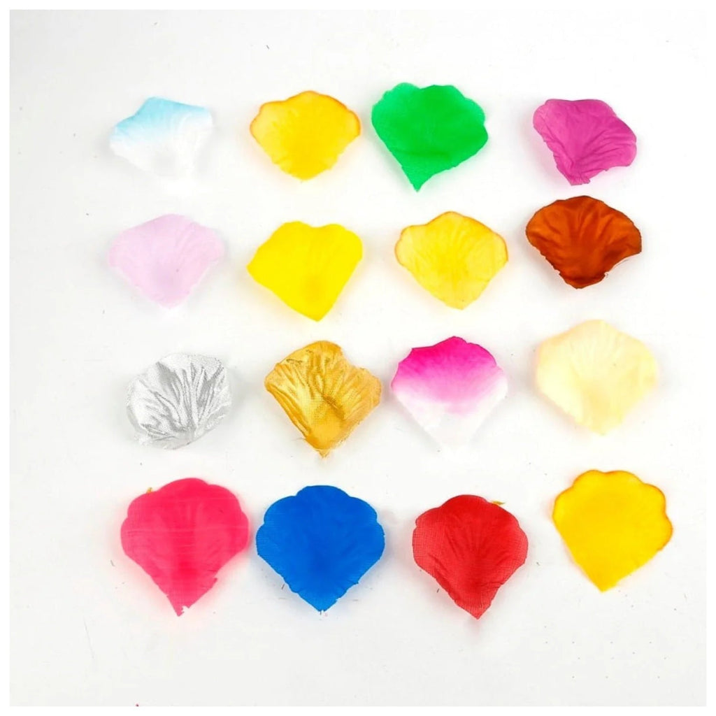500pcs Rose Petal Confetti – Artificial Flower Table Décor