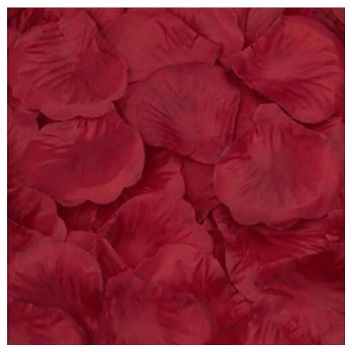 500pcs Rose Petal Confetti – Artificial Flower Table Décor – Dark Red