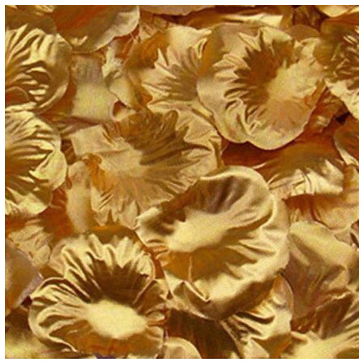 500pcs Rose Petal Confetti – Artificial Flower Table Décor – Gold