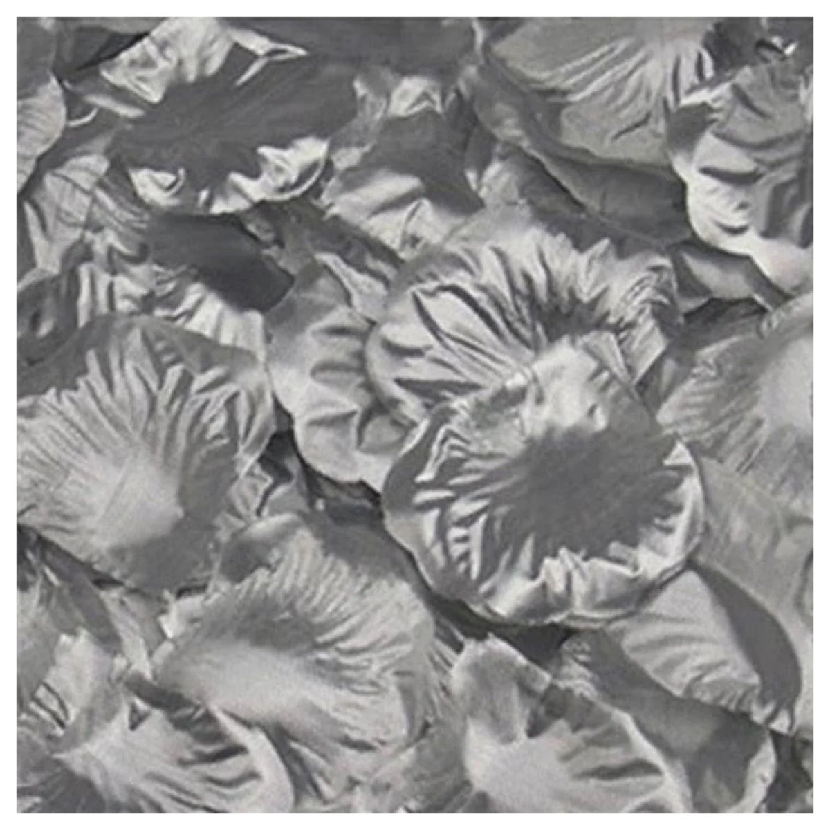500pcs Rose Petal Confetti – Artificial Flower Table Décor – Silver