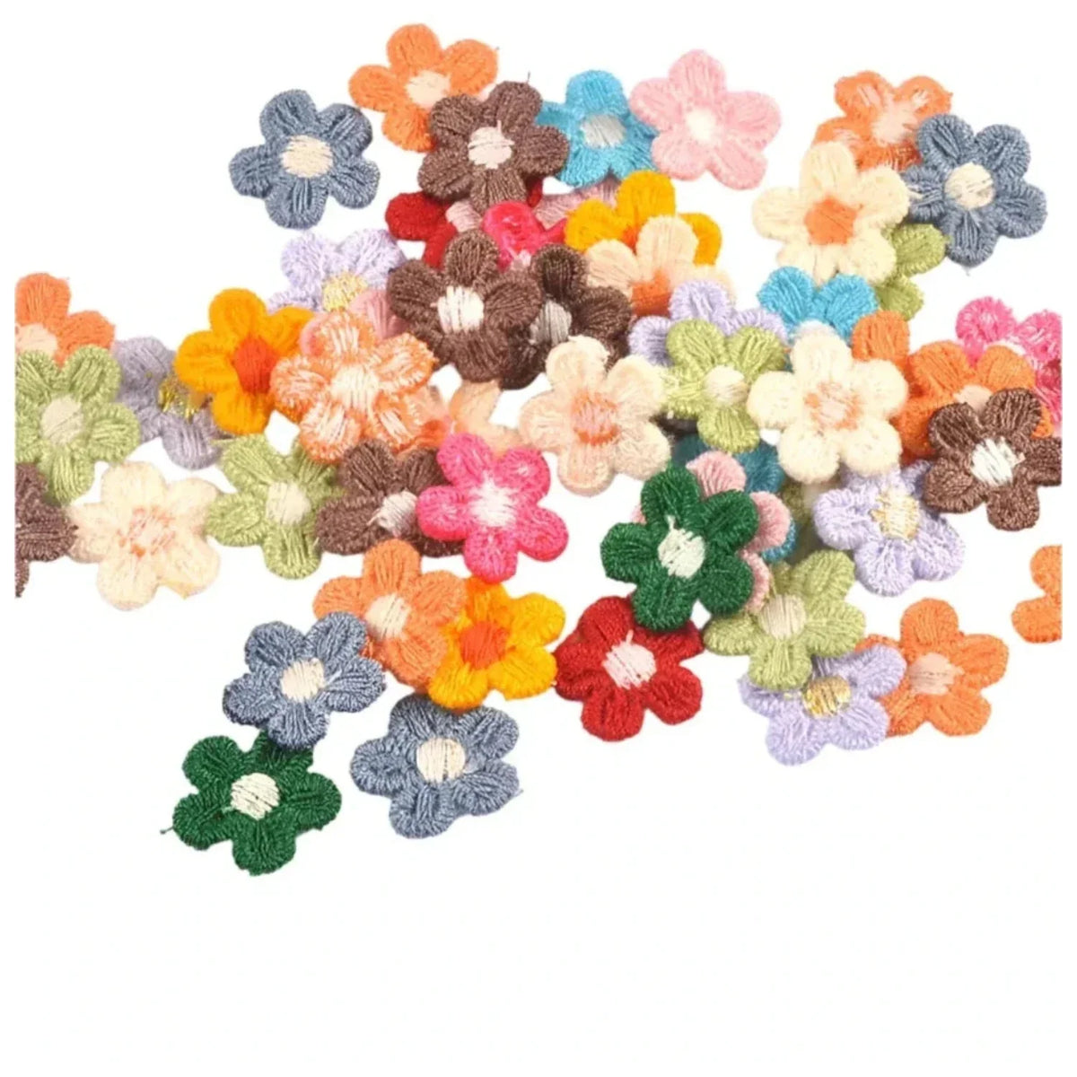 15mm Flower Applique DIY Lace – Model C3374 – 20 or 60 Pieces