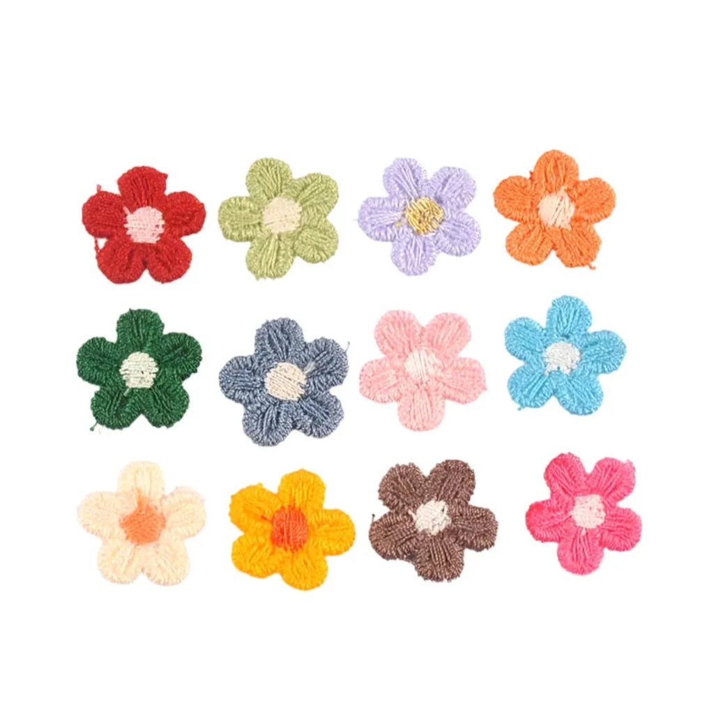 15mm Flower Applique DIY Lace – Model C3374 – 20 or 60 Pieces