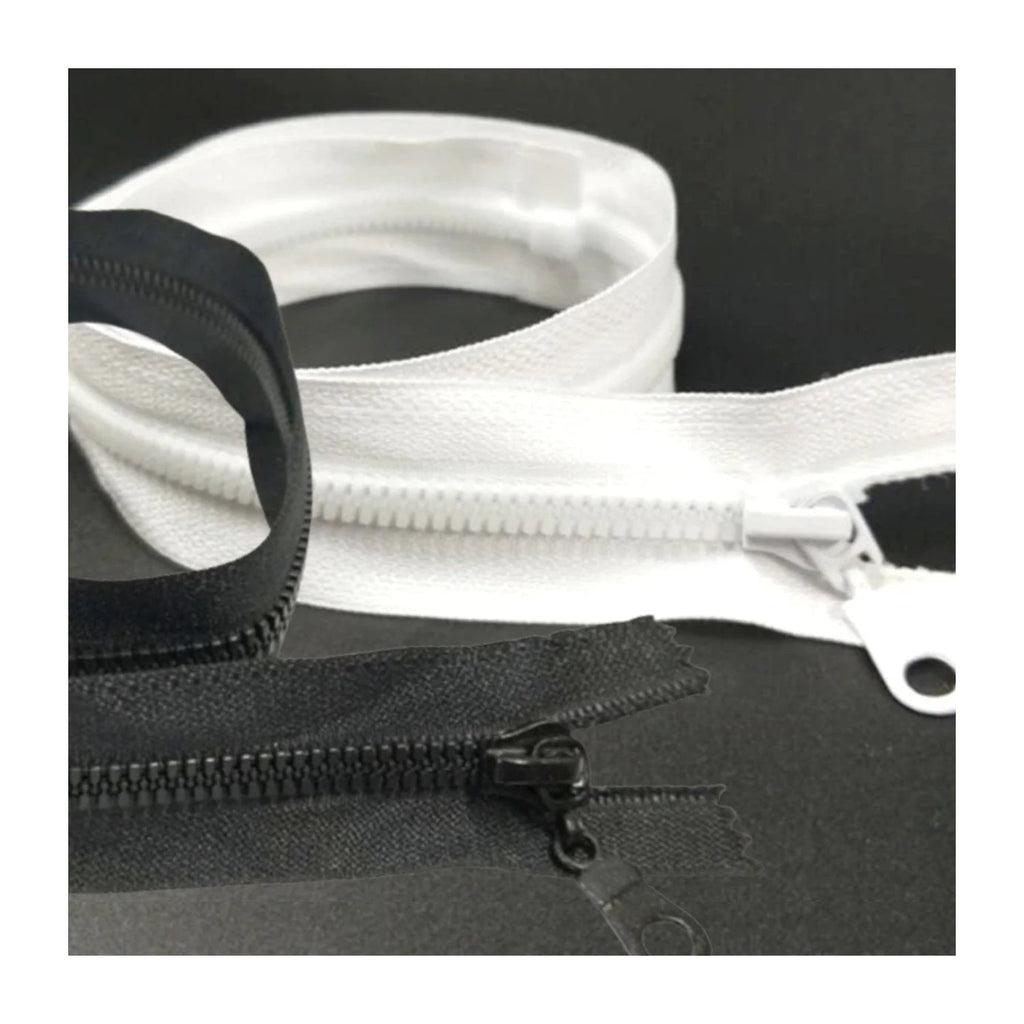 50cm Plastic Zip Zipper Open-Ended Sportwear Bag