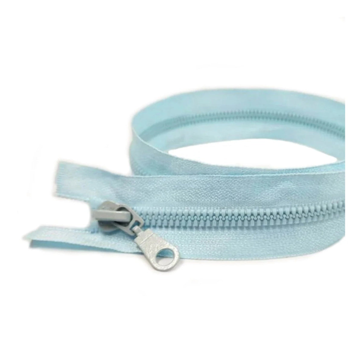 50cm Plastic Zipper Open-Ended Sportwear Bag – Light Blue
